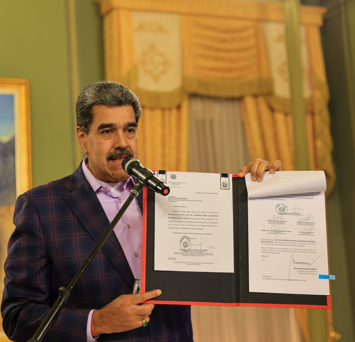 Aprobada y firmada Ley del Comando para la Defensa Integral de la Nación por el Presidente Nicolás Maduro