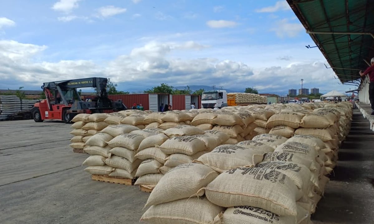 Puerto Seco de Barquisimeto moviliza 416 toneladas de café en lo que va de enero