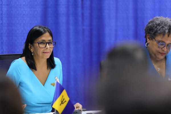 Presidenta (E) Delcy Rodríguez acuerda que Barbados se convierta en un hub para exportar alimentos al Caribe y África